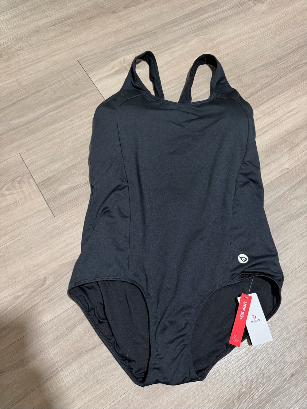 Baleaf Black One Piece Athletic Swimsuit 2XL Size 42 NWT